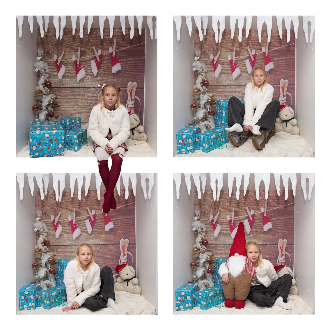 Photo de famille en studio