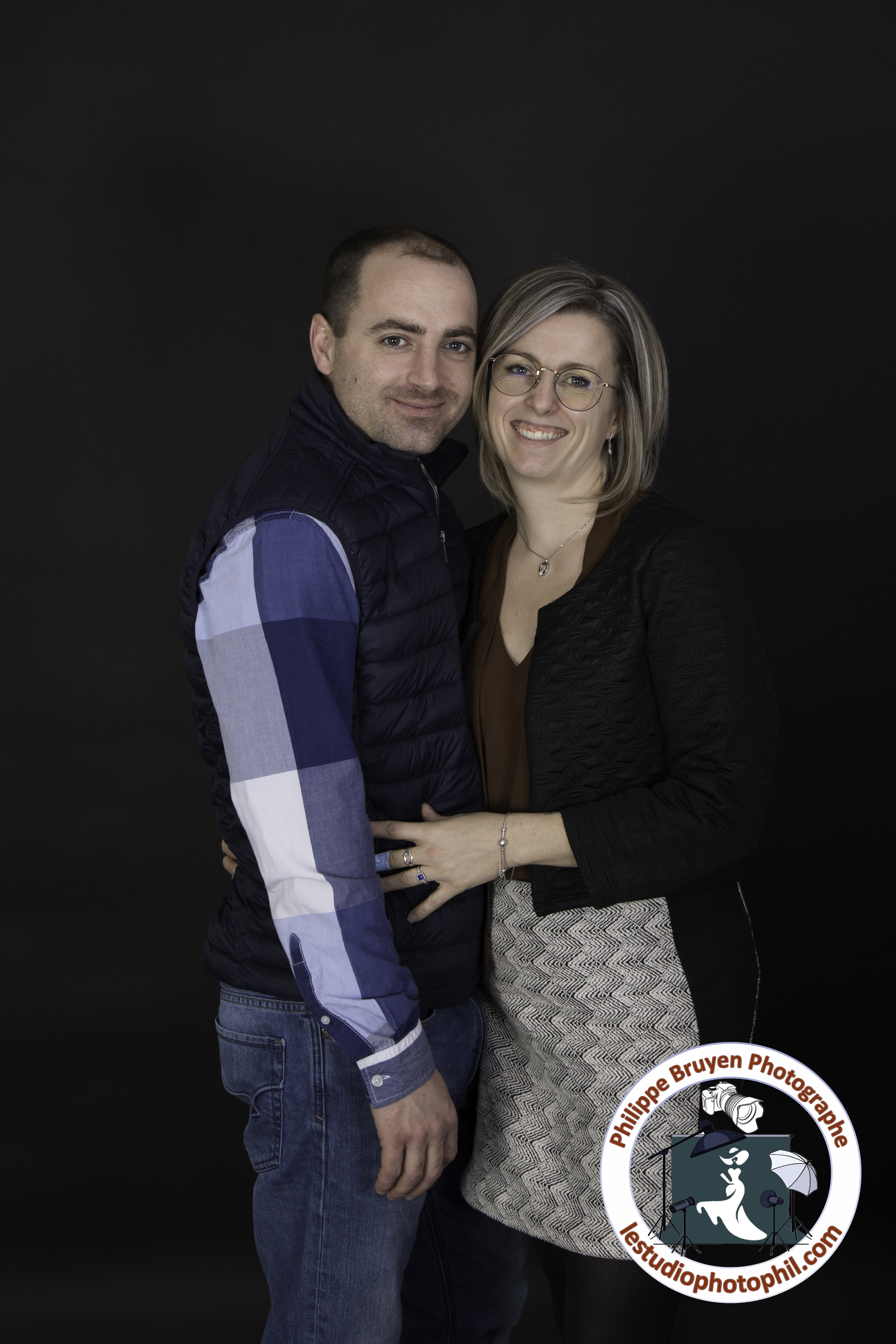 Photo de famille en studio